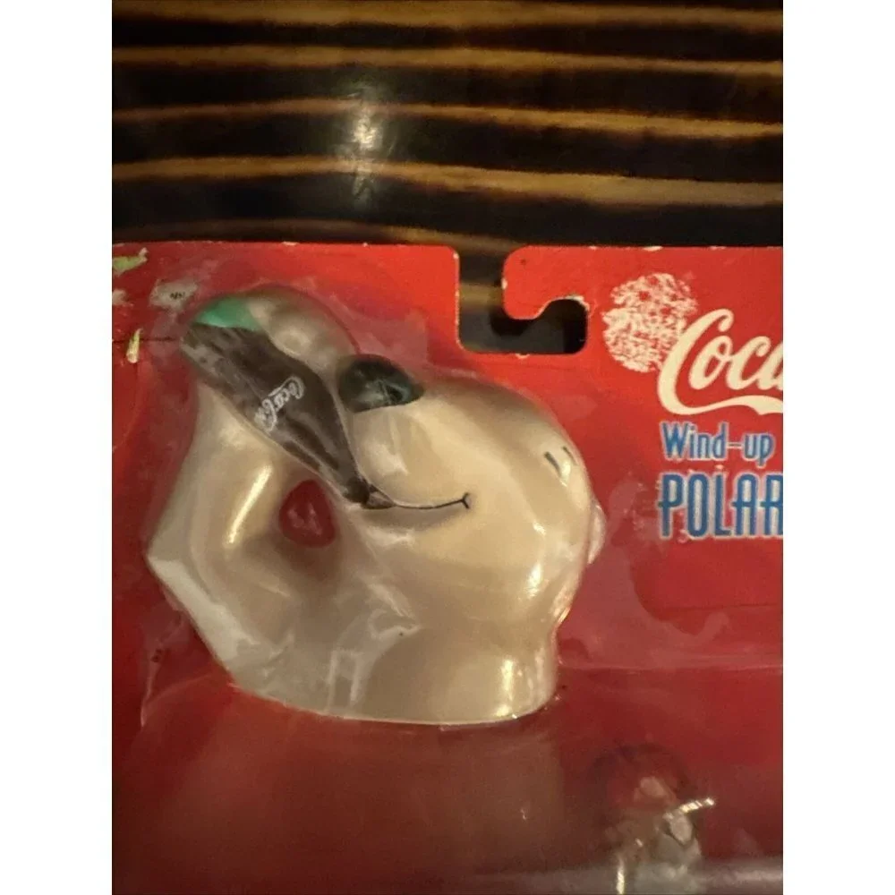 Coca-Cola Wind-Up Polar Crew Boom‎ Box Bear Mix & Match Play Set Vintage New